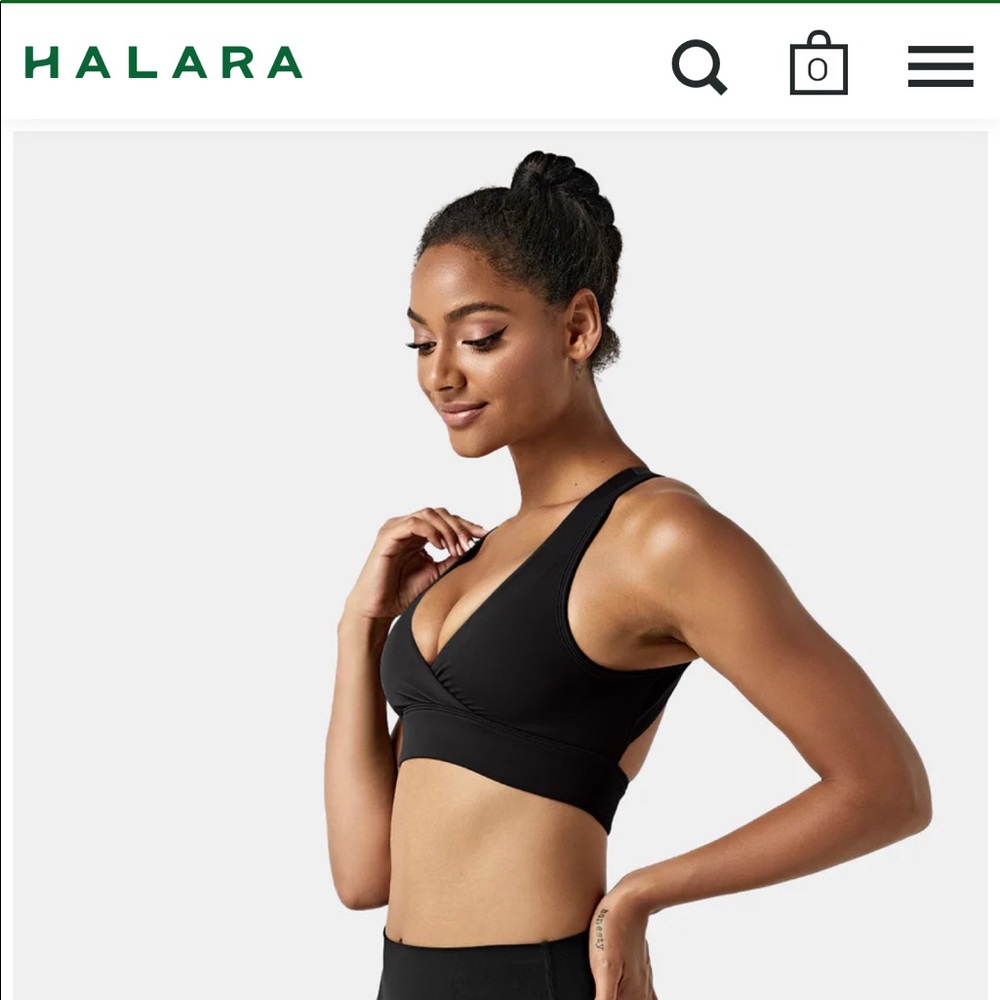 Halara bra size Large. FITS LIKE A SMALL.